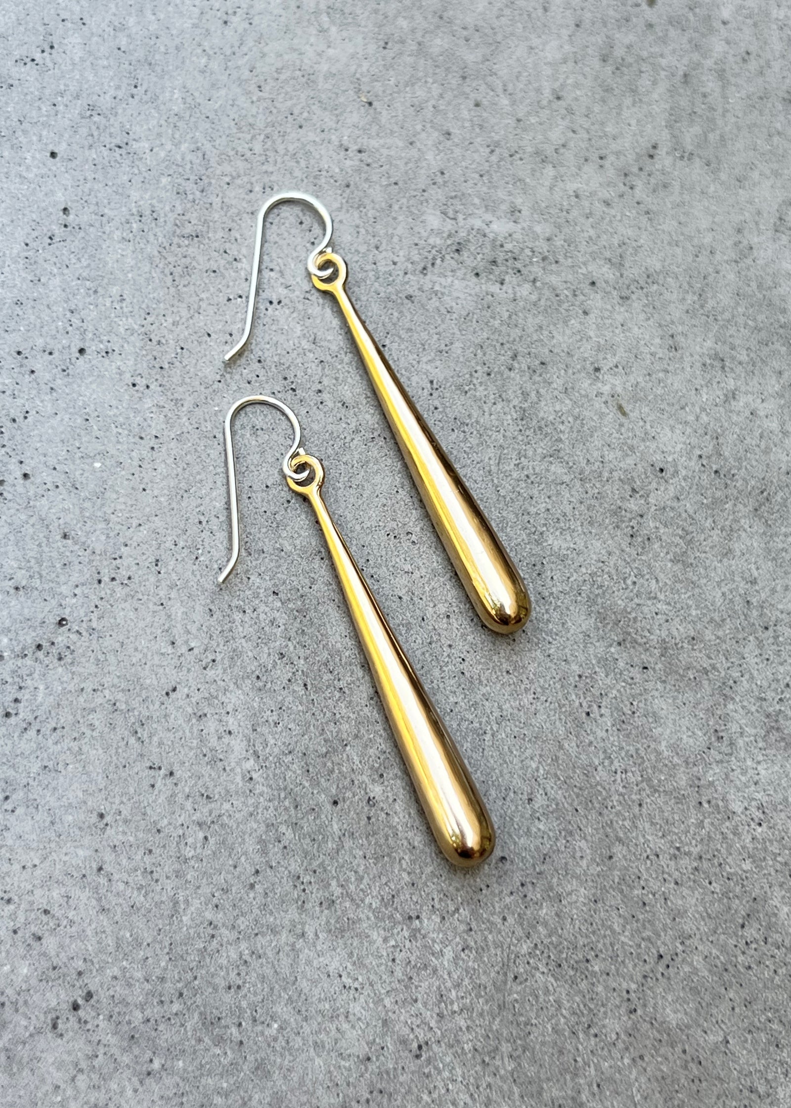 Metal Drops Earrings