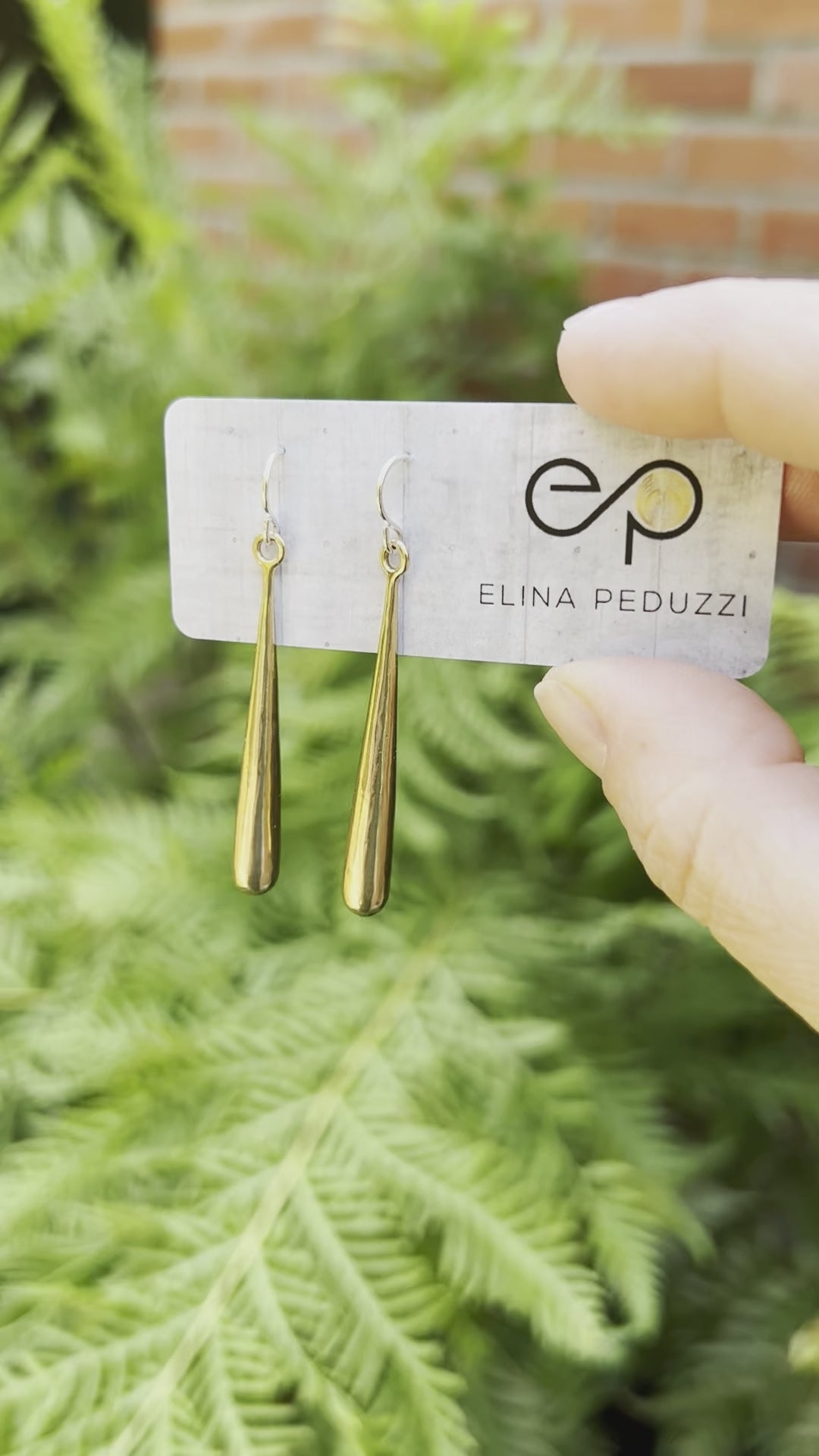 Metal Drops Earrings