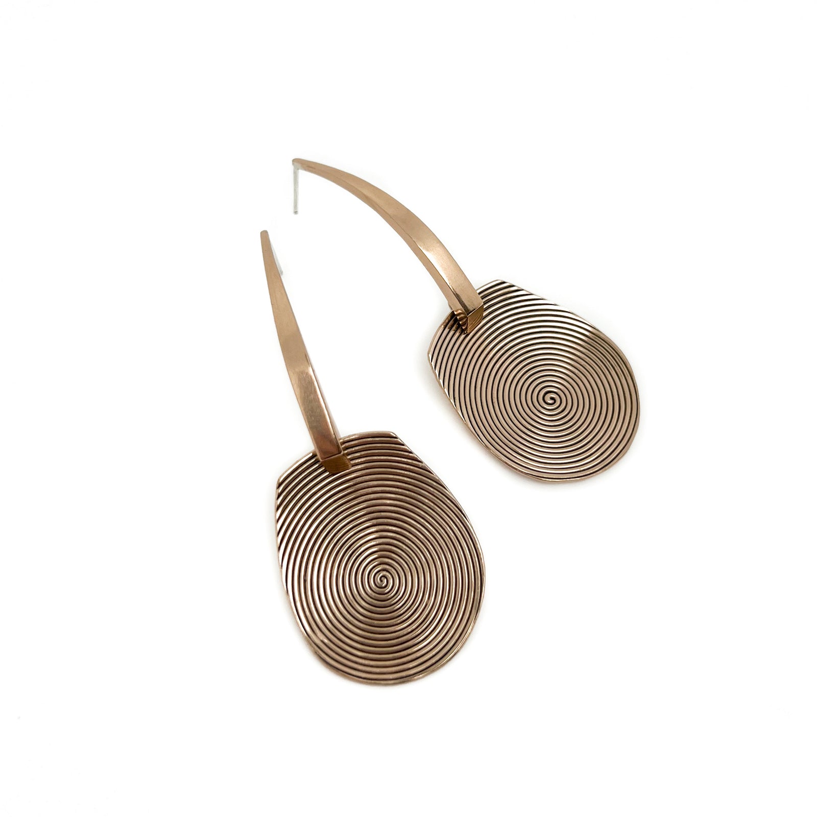 Cocoon Bronze Earrings