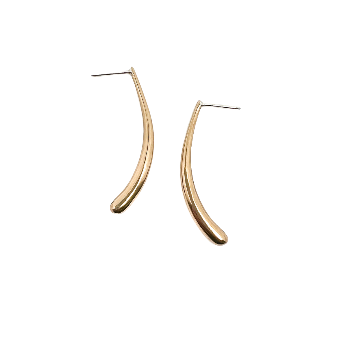 Curved Drop Earrings