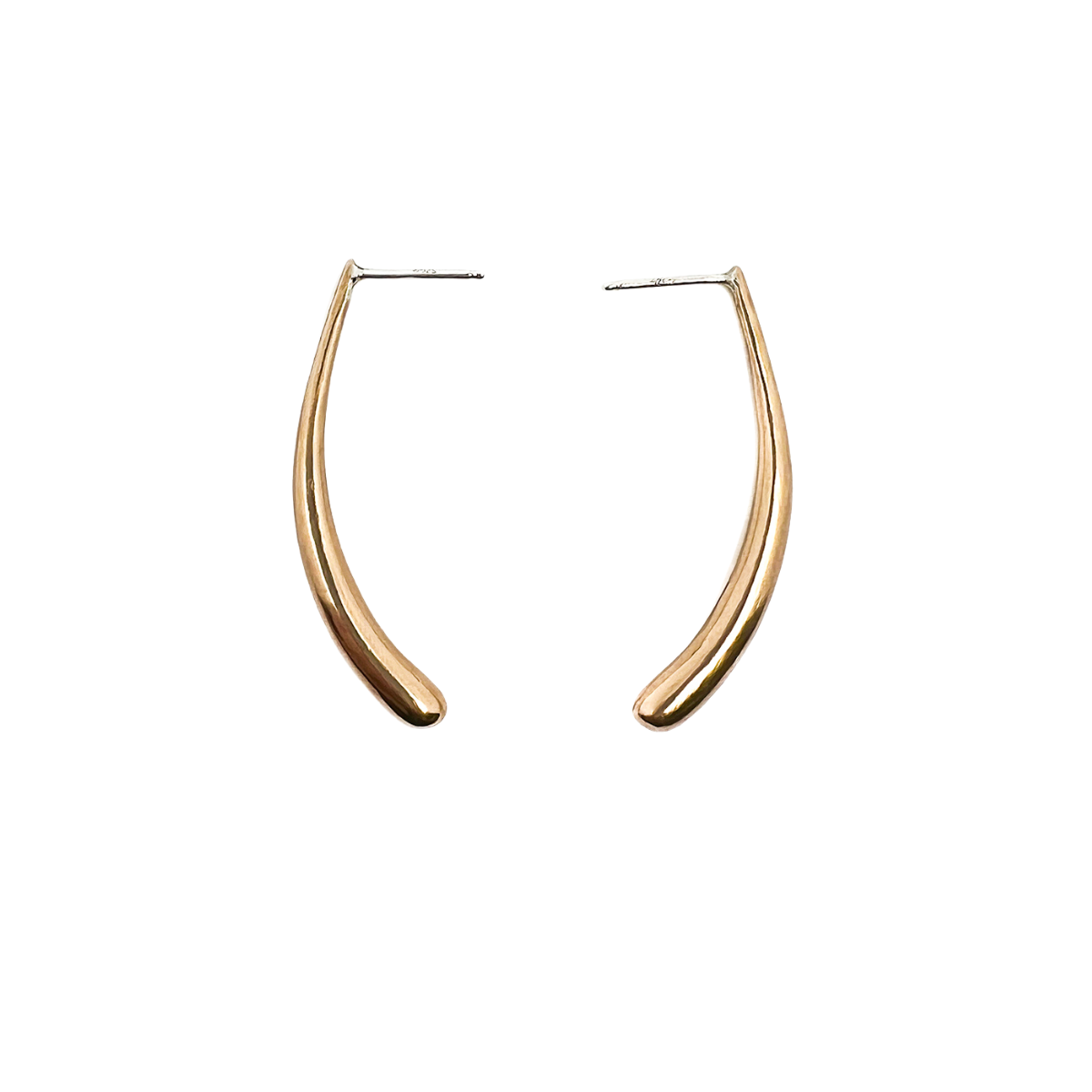 Curved Drop Earrings