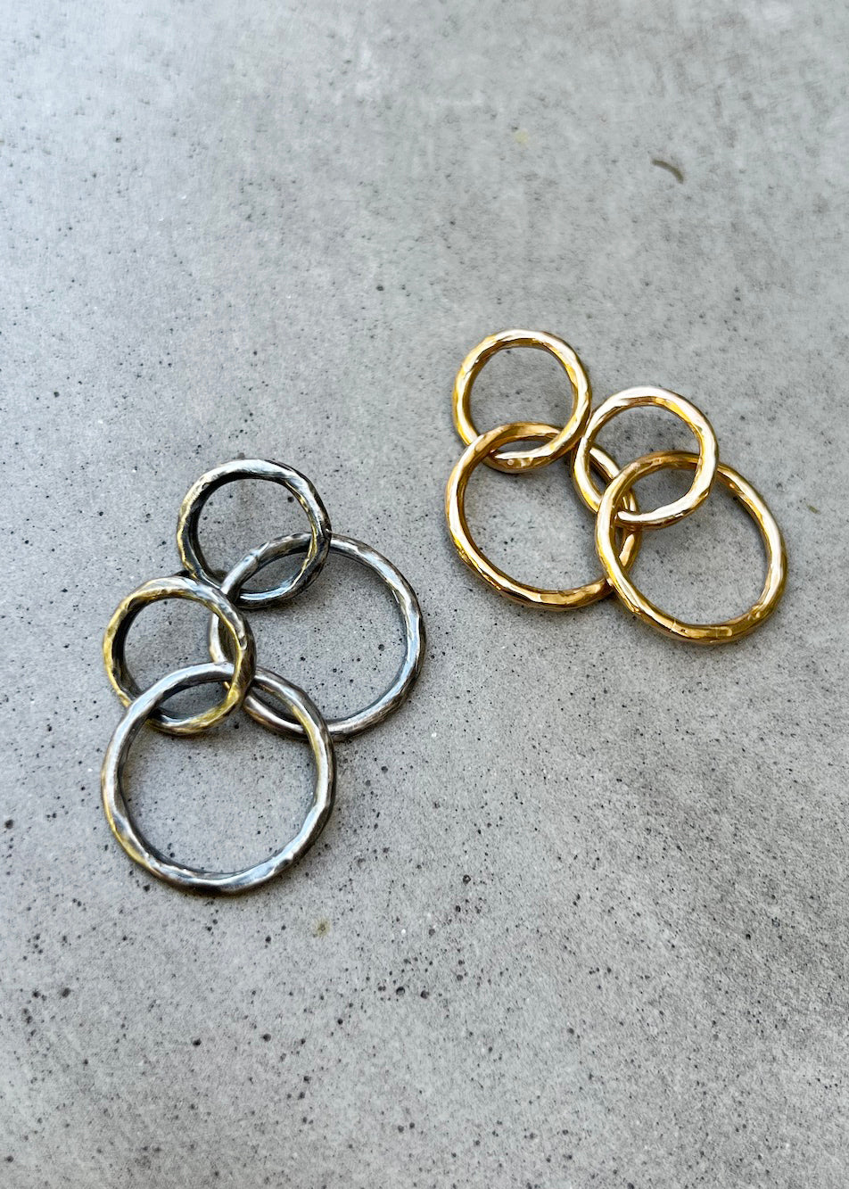 Double Circle Earrings
