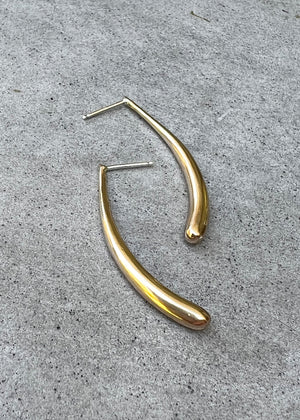 Curved Drop Earrings