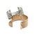 Unique art jewelry made in Palo Alto, Bay Area. Bronze and silver bracelets inspired by history.