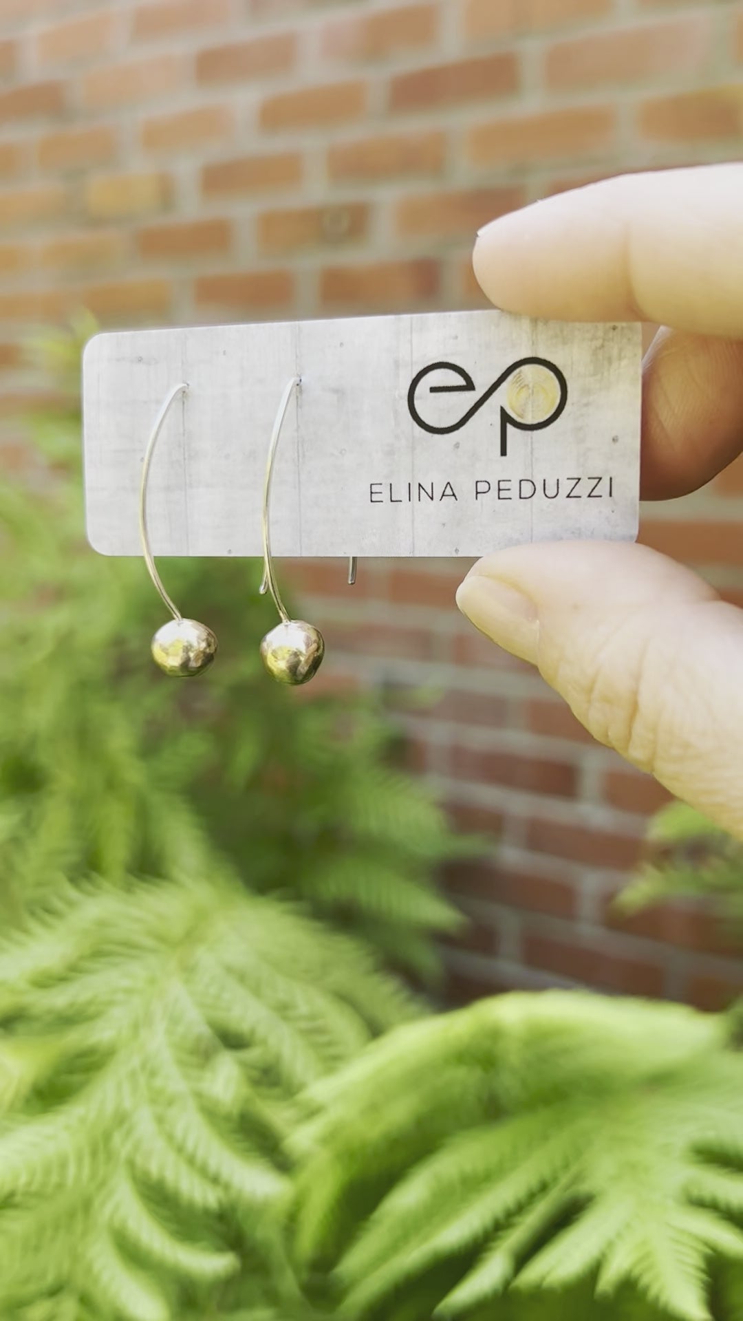 Metal Pearls Drop Earrings