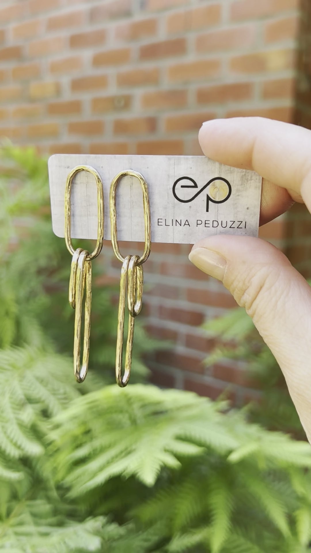 Chain Earrings Short