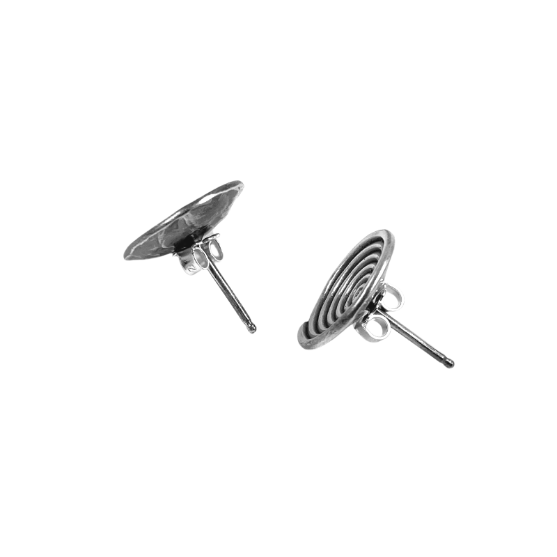 AYO Concave Spirals Stud Earrings