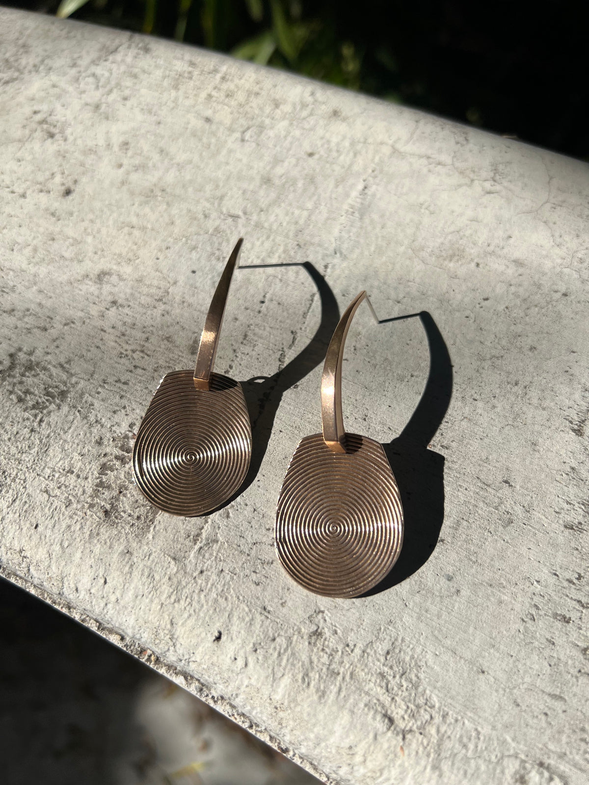 Cocoon Bronze Earrings