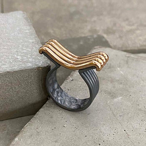 Silver and Bronze Ring