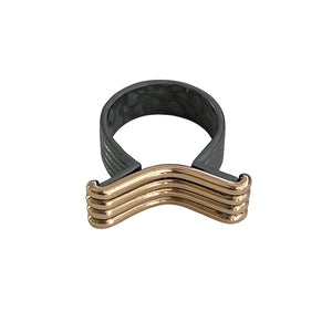 Silver and Bronze Ring